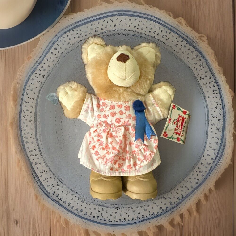 CABBAGE PATCH FURSKINS PLUSH 1986 GIRL and BOY TEDDY BEAR